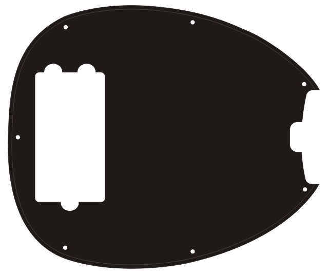 Ernie Ball® Bass 4 String Style Pick Guard - Click Image to Close